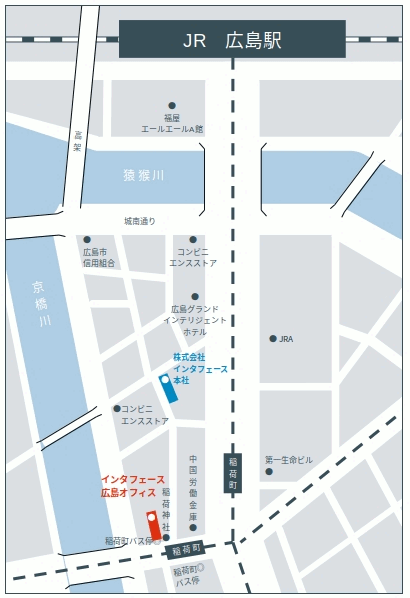広島オフィスDS3地図